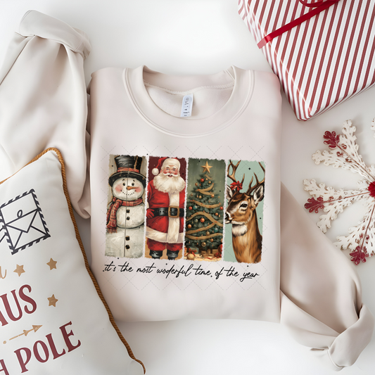 Vintage It's The Most Wonderful Time Of The Year Transfer