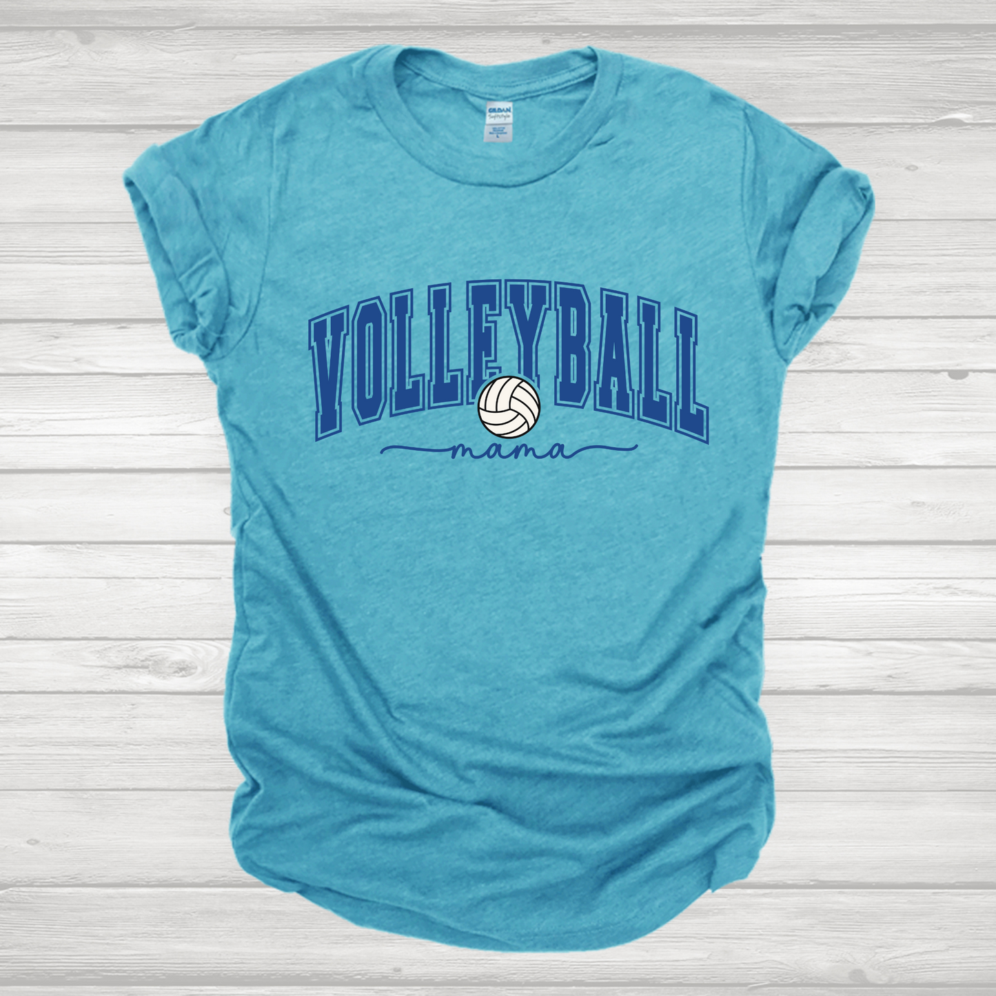 Volleyball Mama Blue Transfer