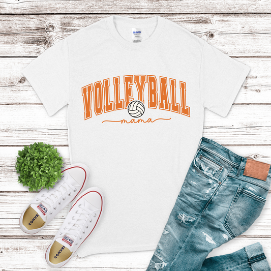 Volleyball Mama Orange Transfer