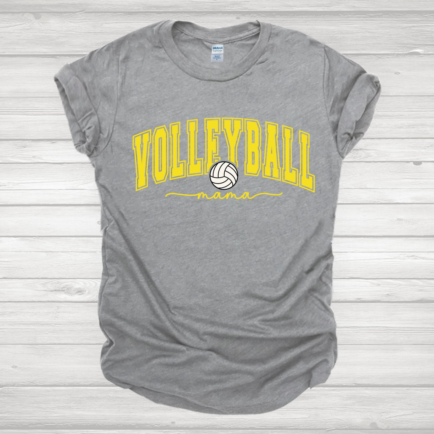 Volleyball Mama Yellow Transfer