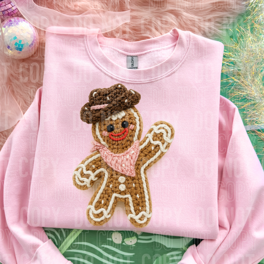 WESTERN GINGERBREAD TRANSFER
