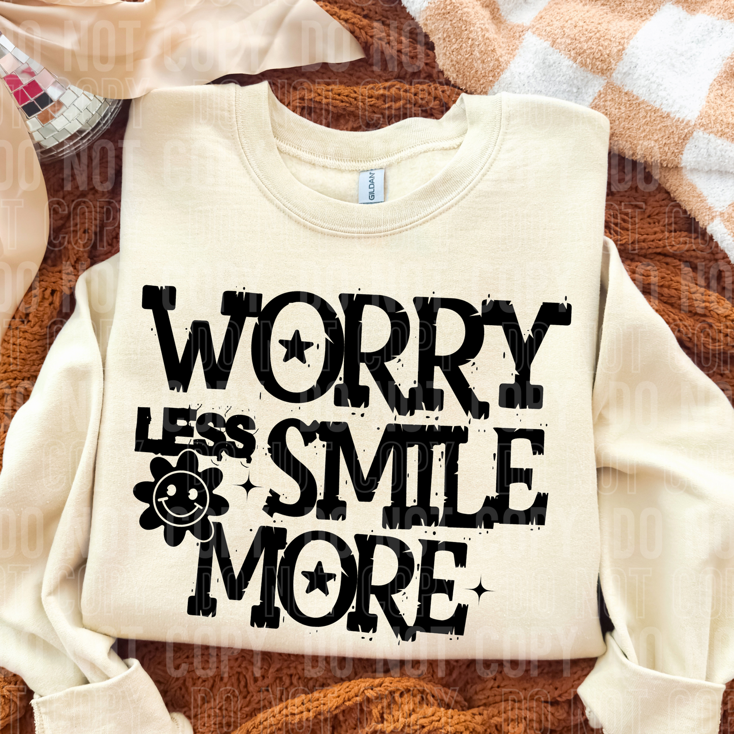 WORRY LESS SMILE MORE TRANSFER