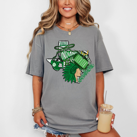 Waxahachie Indians Game Day Coquette Transfer