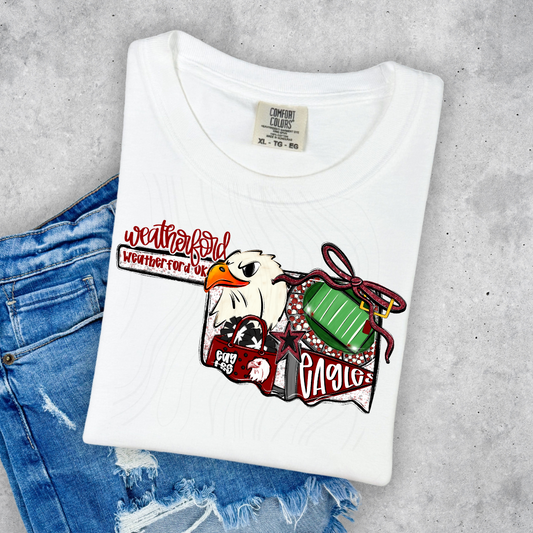 Weatherford Eagles Game Day Coquette Transfer