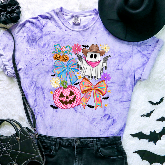 Western Halloween Bow Transfer