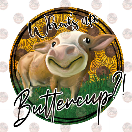 What's Up Buttercup - Sublimation Transfer