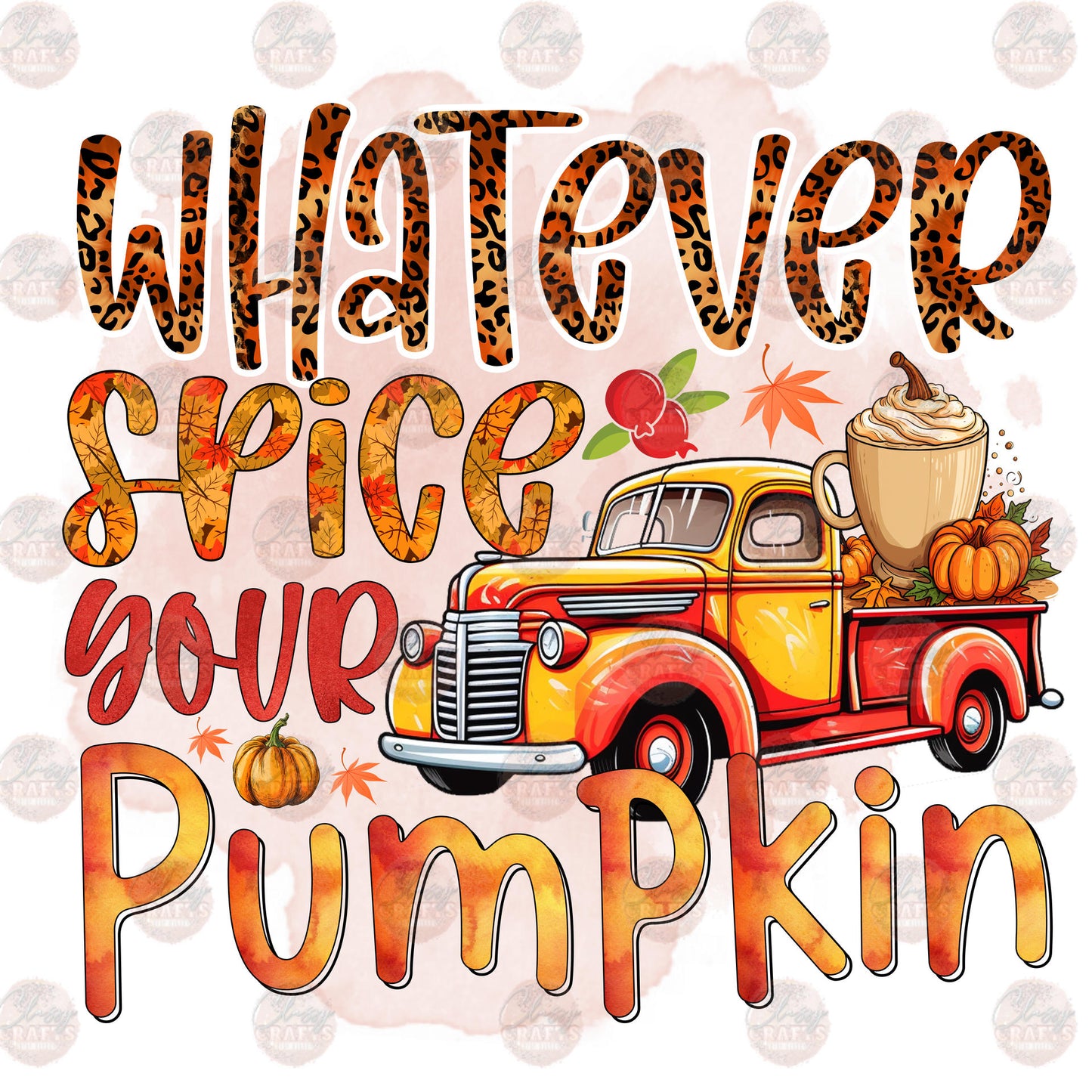 Whatever Spices Your Pumpkin Transfer