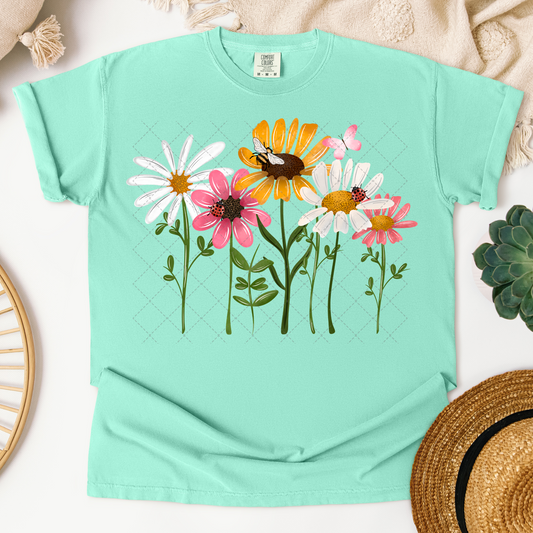 Wild Flowers Transfer