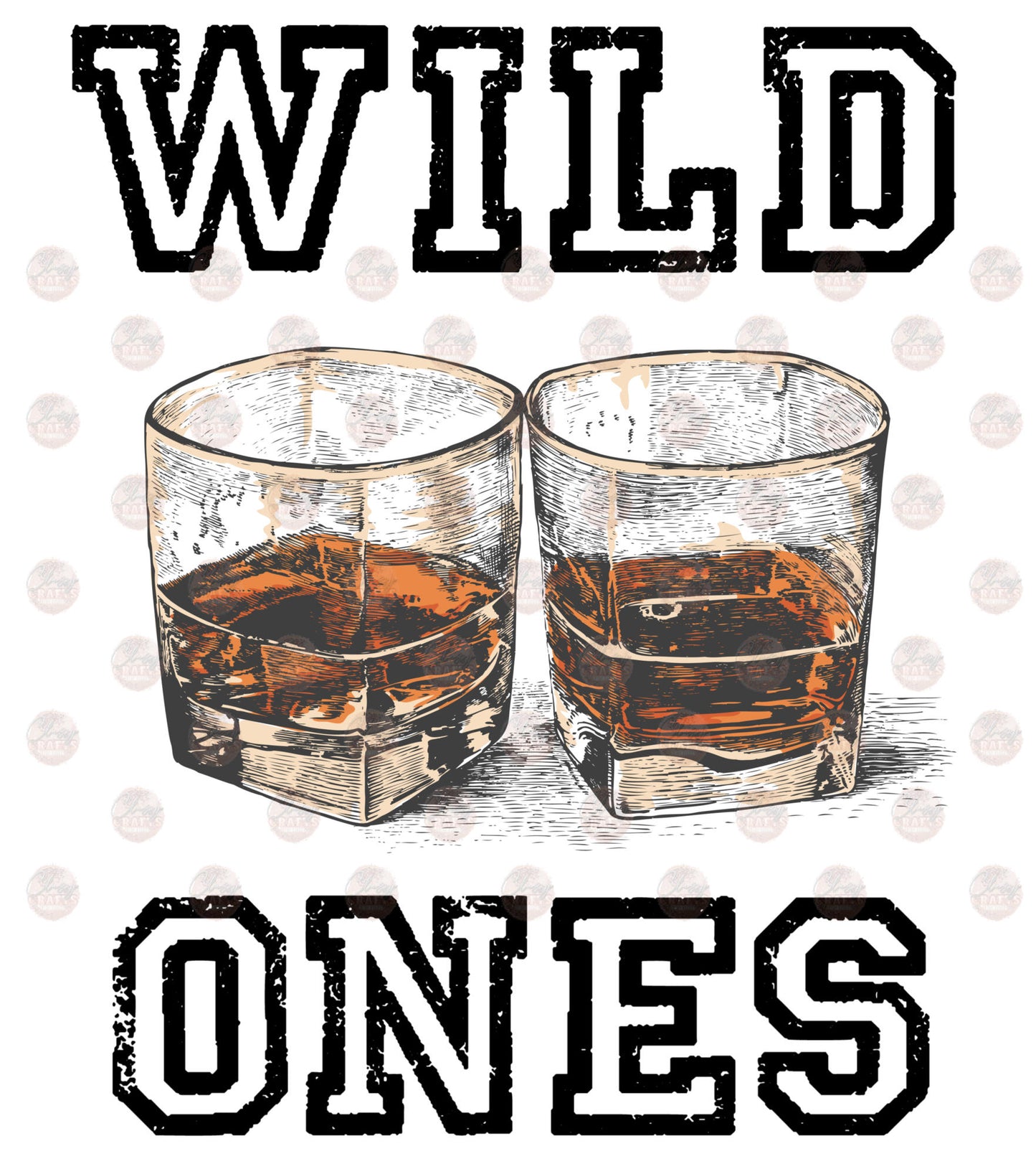 Wild Ones Black - Sublimation Transfers