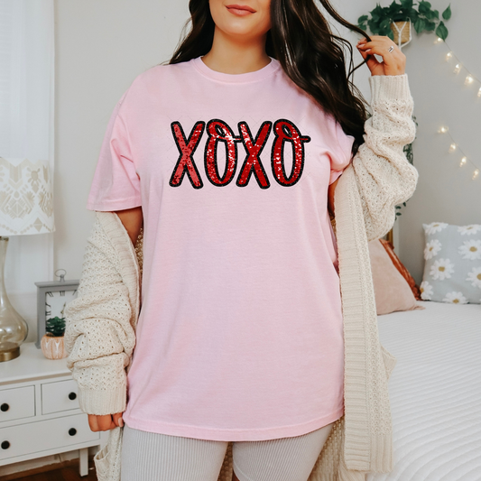 XOXO Sequin Transfer