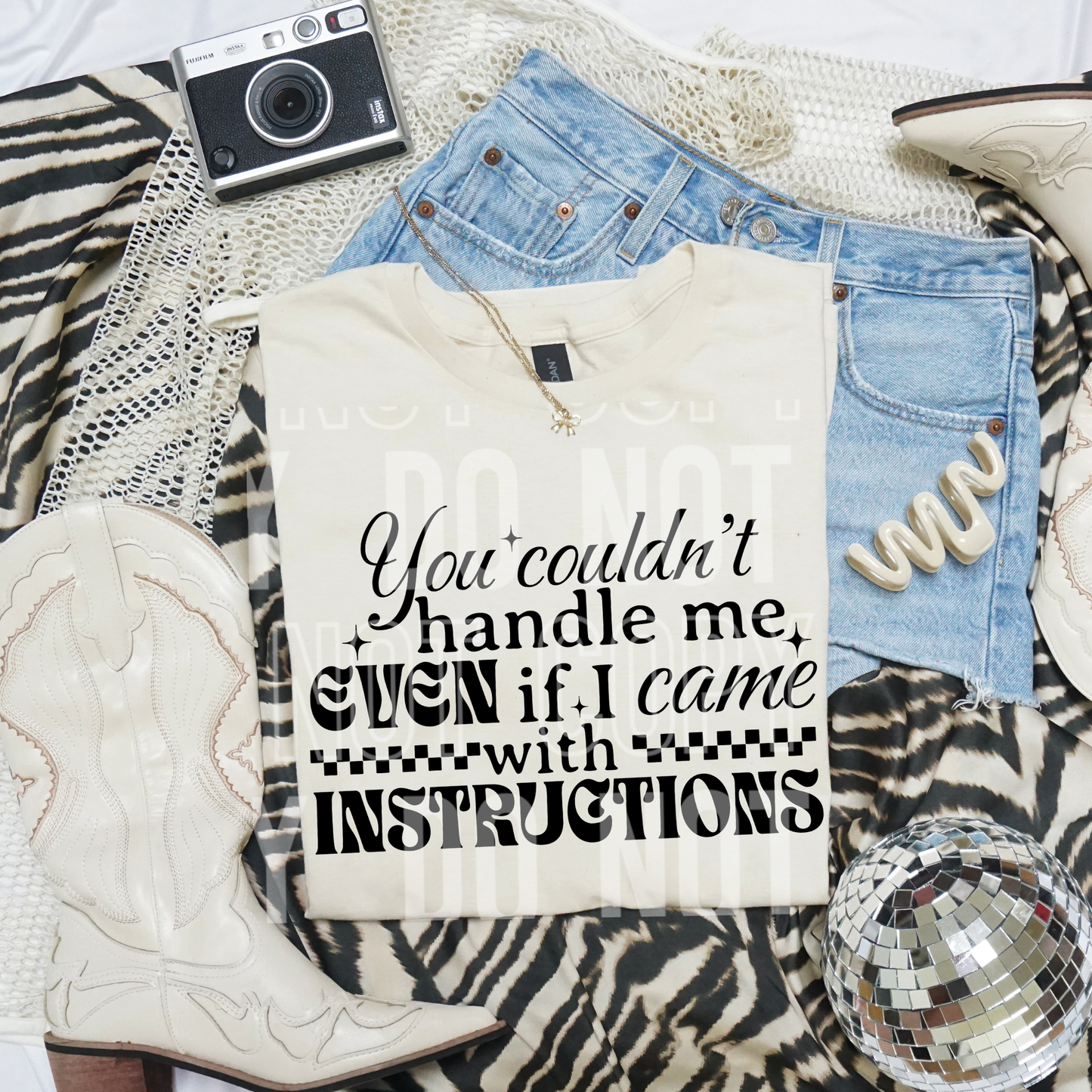 YOU COULDNT HANDLE ME INSTRUCTIONS TRANSFER