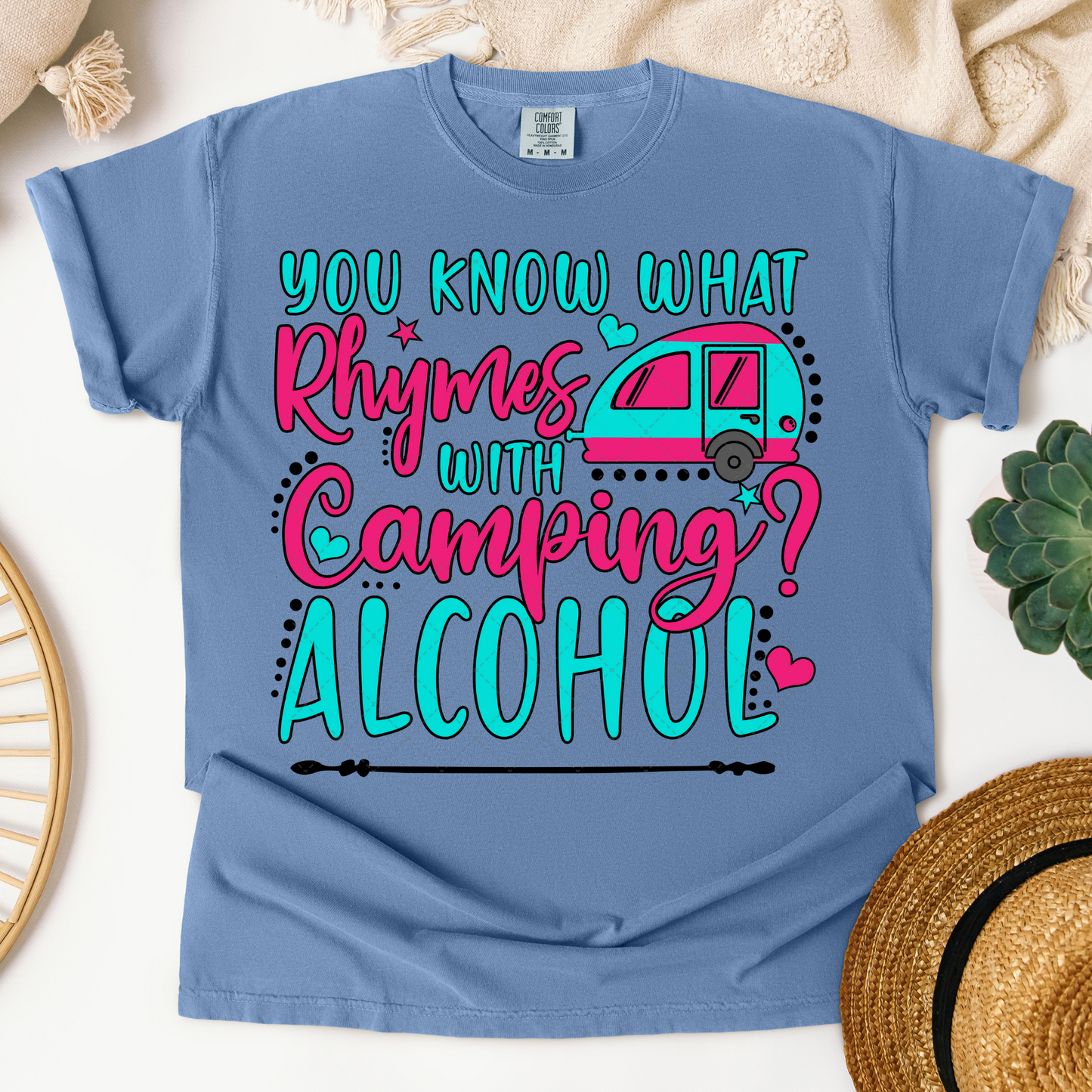 You Know What Rhymes With Camping Transfer