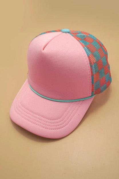 Checkered Trucker Hats