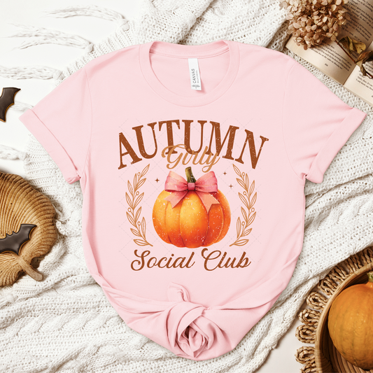 Autumn Girl Social Club Transfer