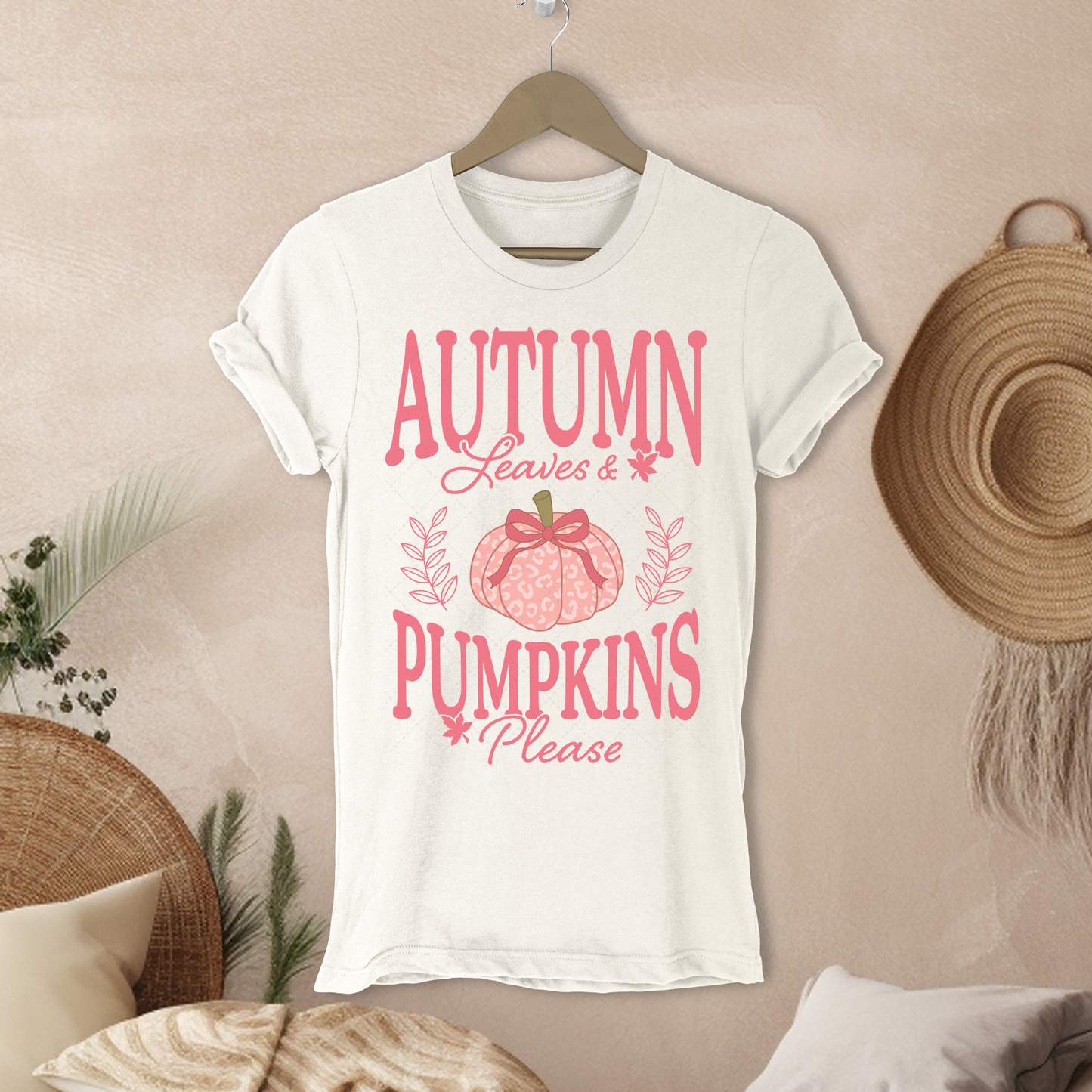 Autumn Pumpkins Transfer