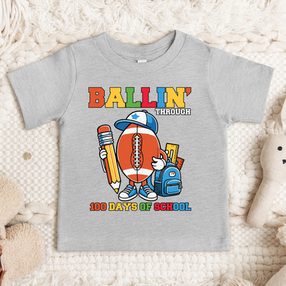 Ballin Through 100 Days Of School Transfer
