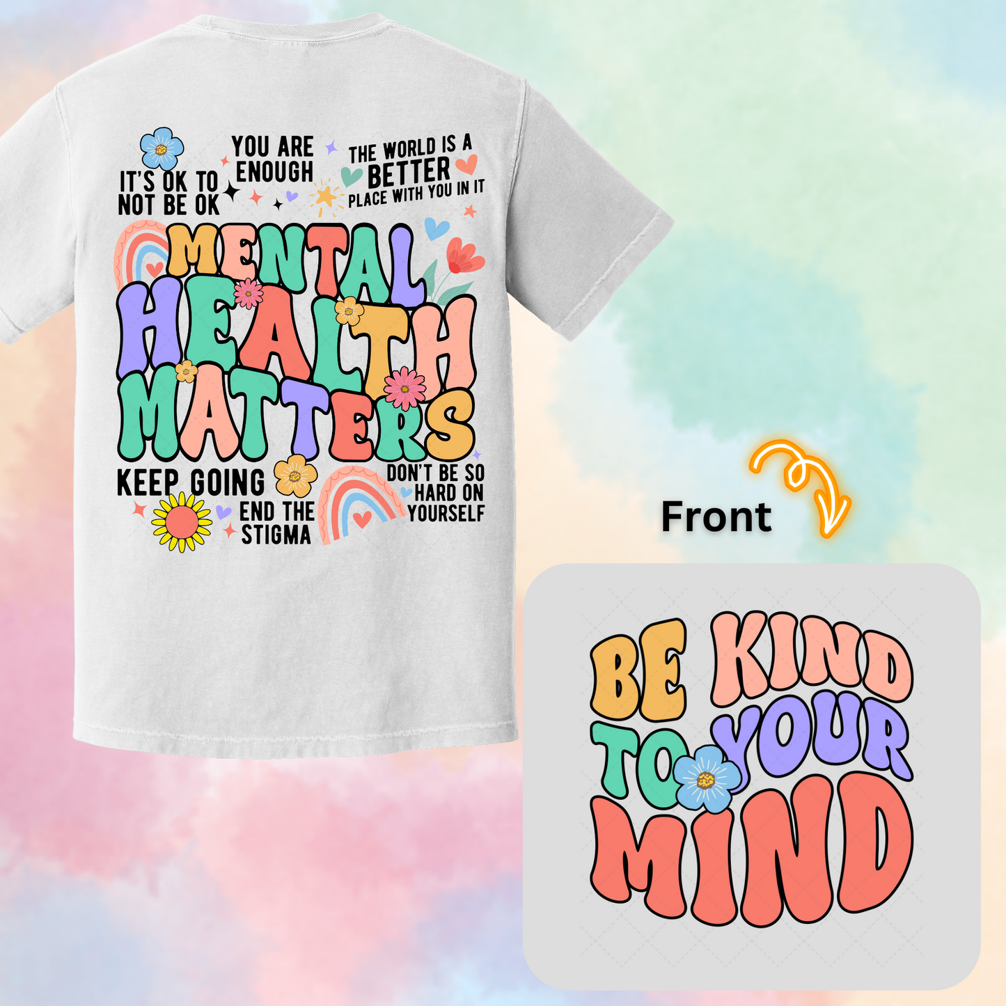 Be Kind To Your Mind Transfer ** TWO PART* SOLD SEPARATELY**