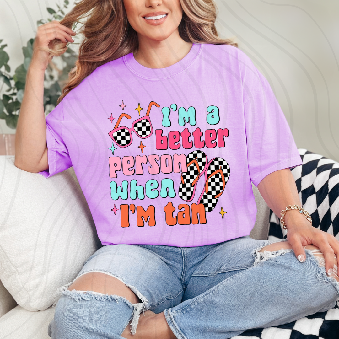 Better Person When Tan Transfer