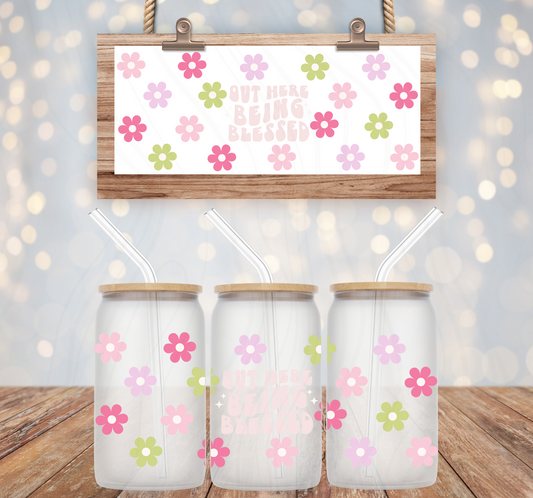 Blessed 16oz Libbey Wrap Transfer