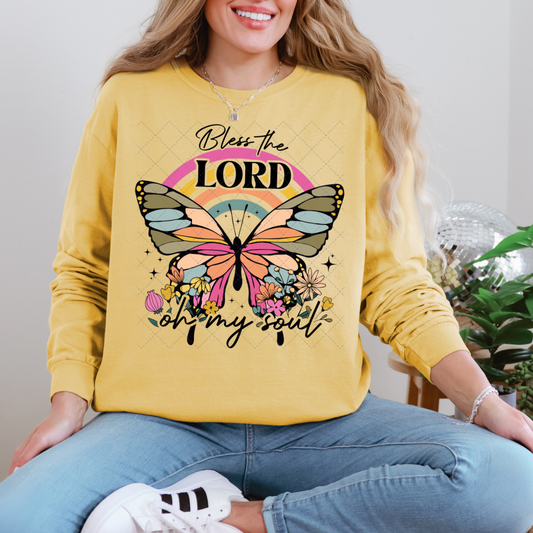Bless The Lord Butterfly Transfer
