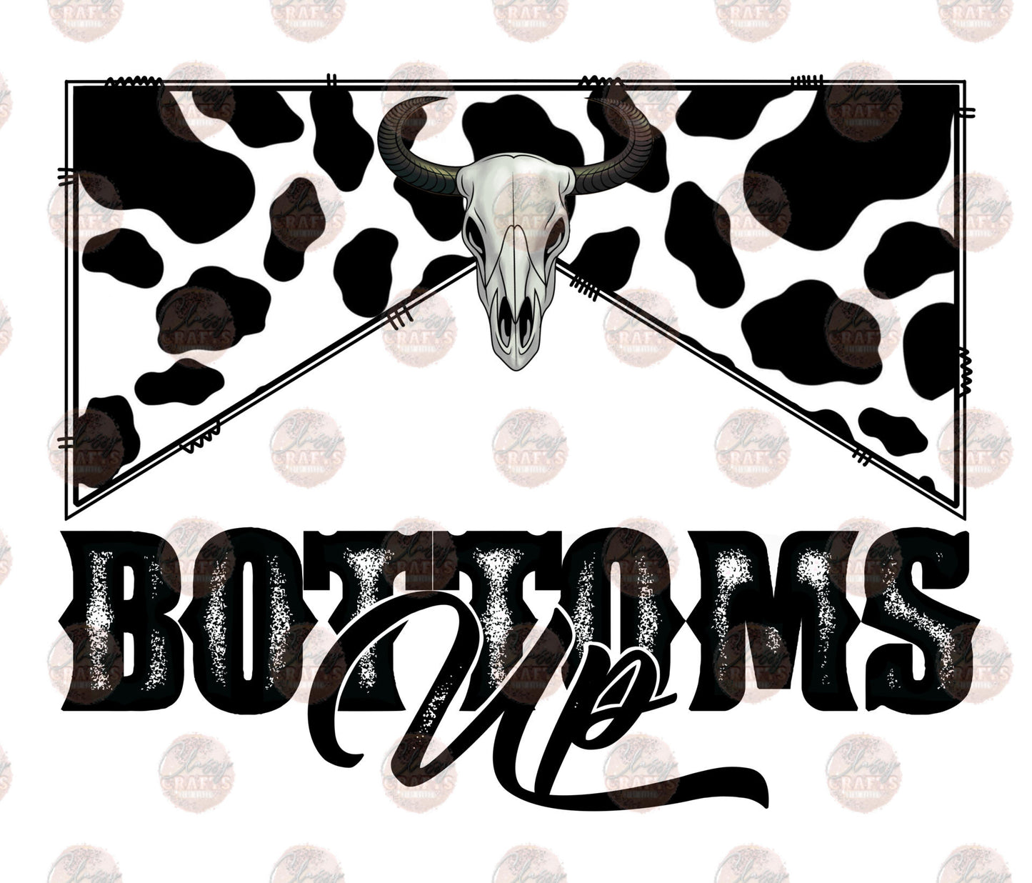 Bottoms Up - Sublimation Transfer