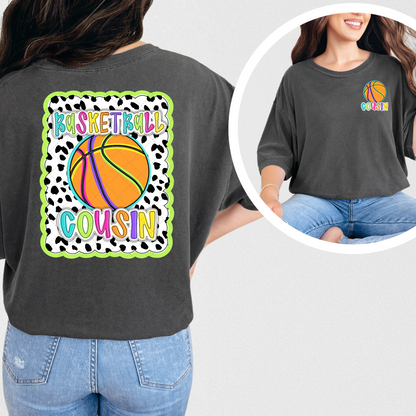 Bright Dotty Basketball Cousin Transfer ** TWO PART* SOLD SEPARATELY**