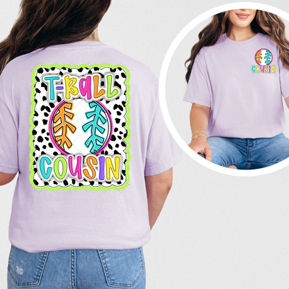 Bright Dotty Tball Cousin Transfer ** TWO PART* SOLD SEPARATELY**