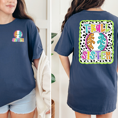 Bright Dotty Tball Sister Transfer ** TWO PART* SOLD SEPARATELY**