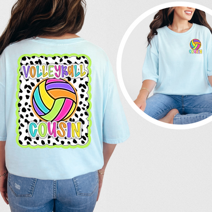 Bright Dotty Volleyball Cousin Transfer ** TWO PART* SOLD SEPARATELY**