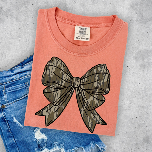 Camo Bow Transfer