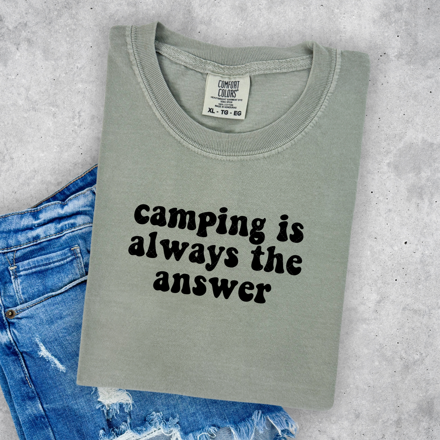 Camping Is Always The Answer Transfer
