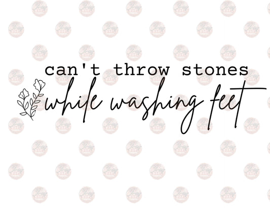 Can't Throw Stones - Sublimation Transfer