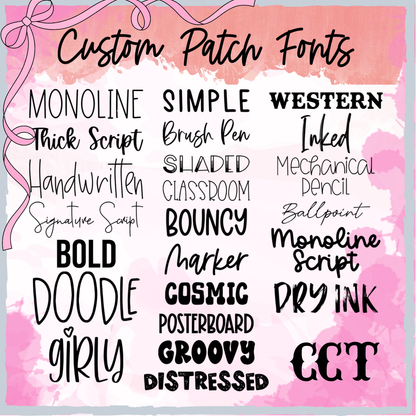 Custom Leather Patch