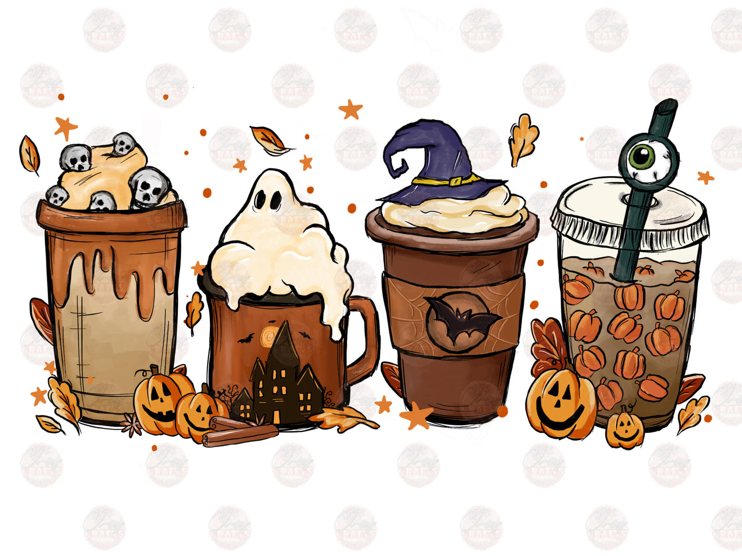 Halloween Cocoa Transfer