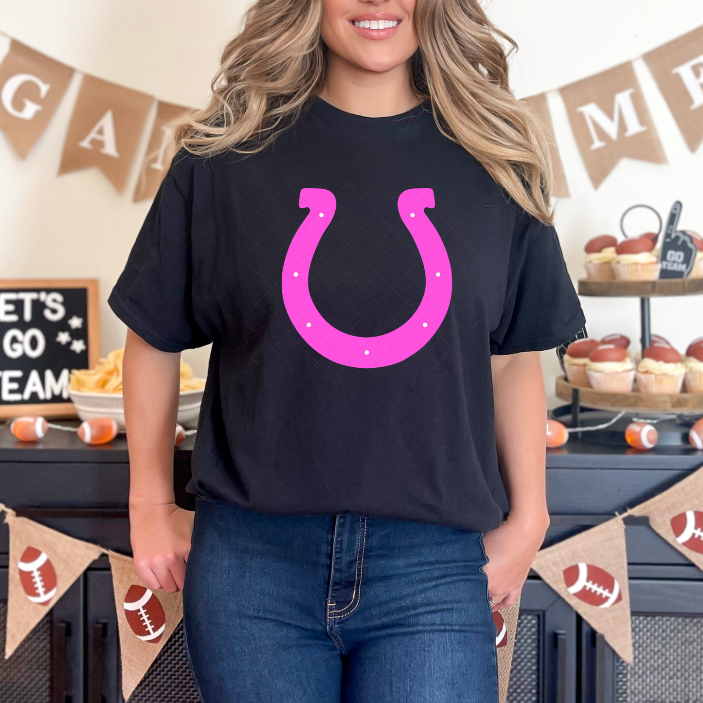 Colts Pink Transfer