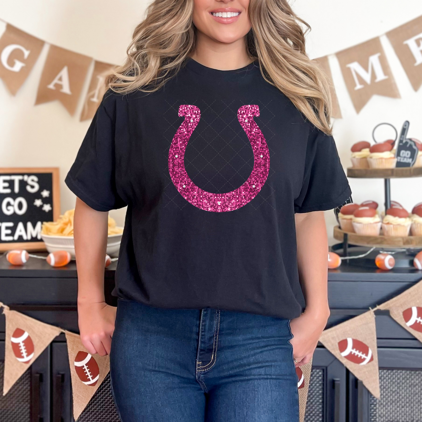 Colts Pink Transfer