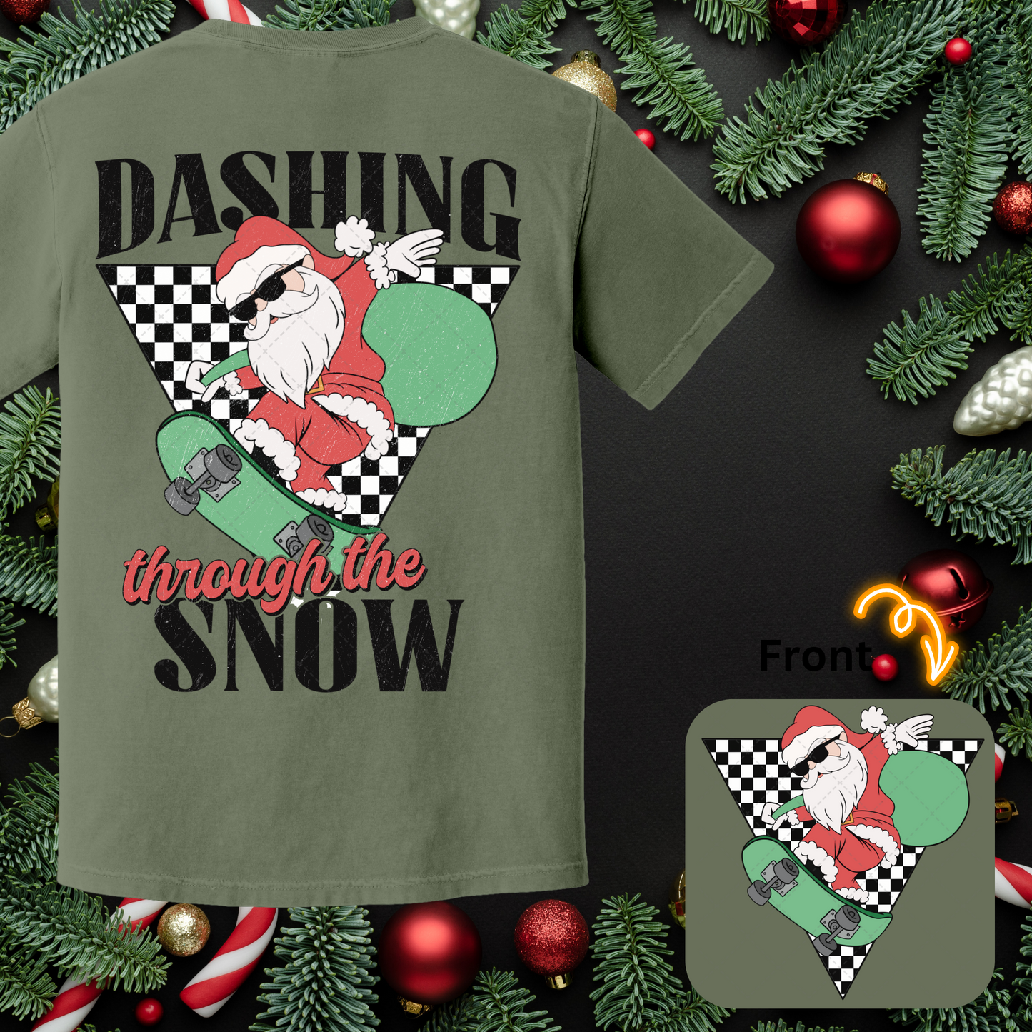 Dashing Through The Snow Transfer ** TWO PART* SOLD SEPARATELY**