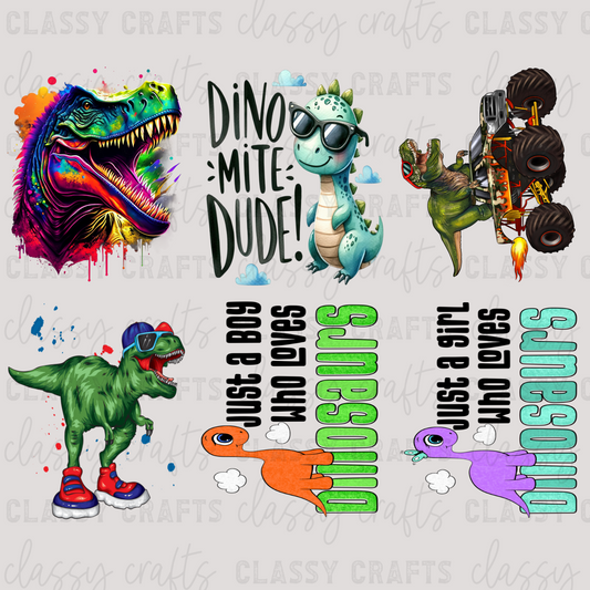 Dino - 30x24 -PREMADE GANG SHEET