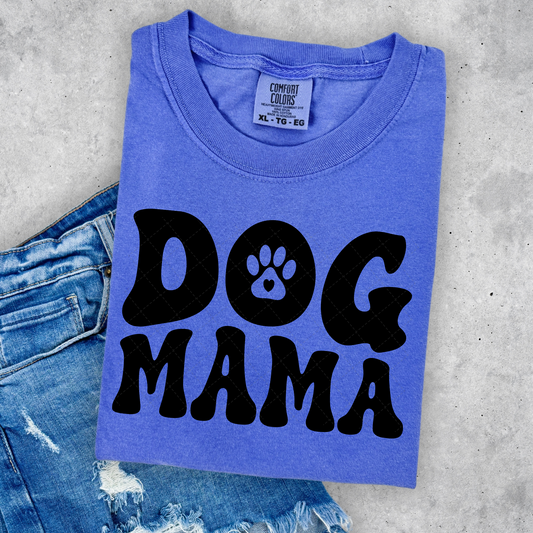 Dog Mama Wavy Transfer