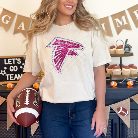 Falcons Pink Transfer