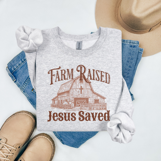 Farm Raised Jesus Saved Transfer