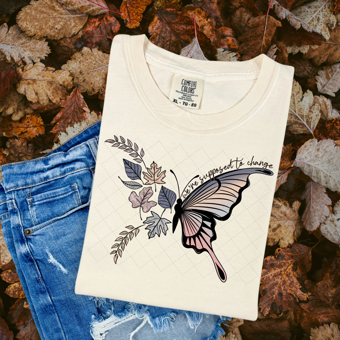 Fall Butterfly Transfer