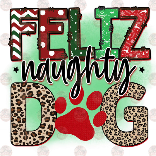 Feliz Naughty Dog Transfer