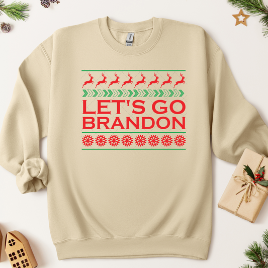 Lets Go Brandon Christmas Transfer