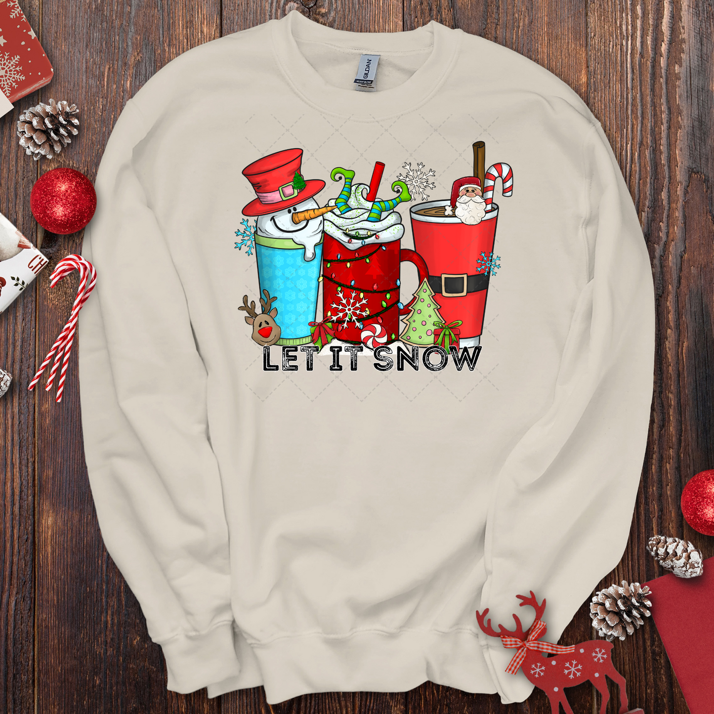 Let It Snow Red Transfer