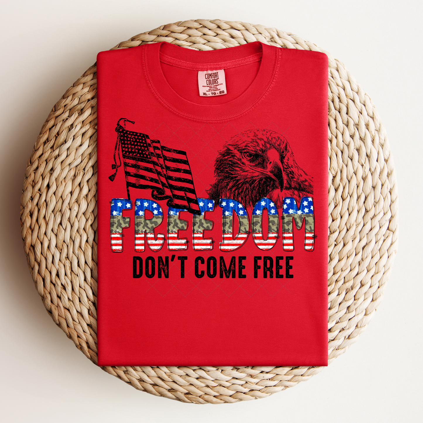 Freedom Don't Come Free Flag Transfer