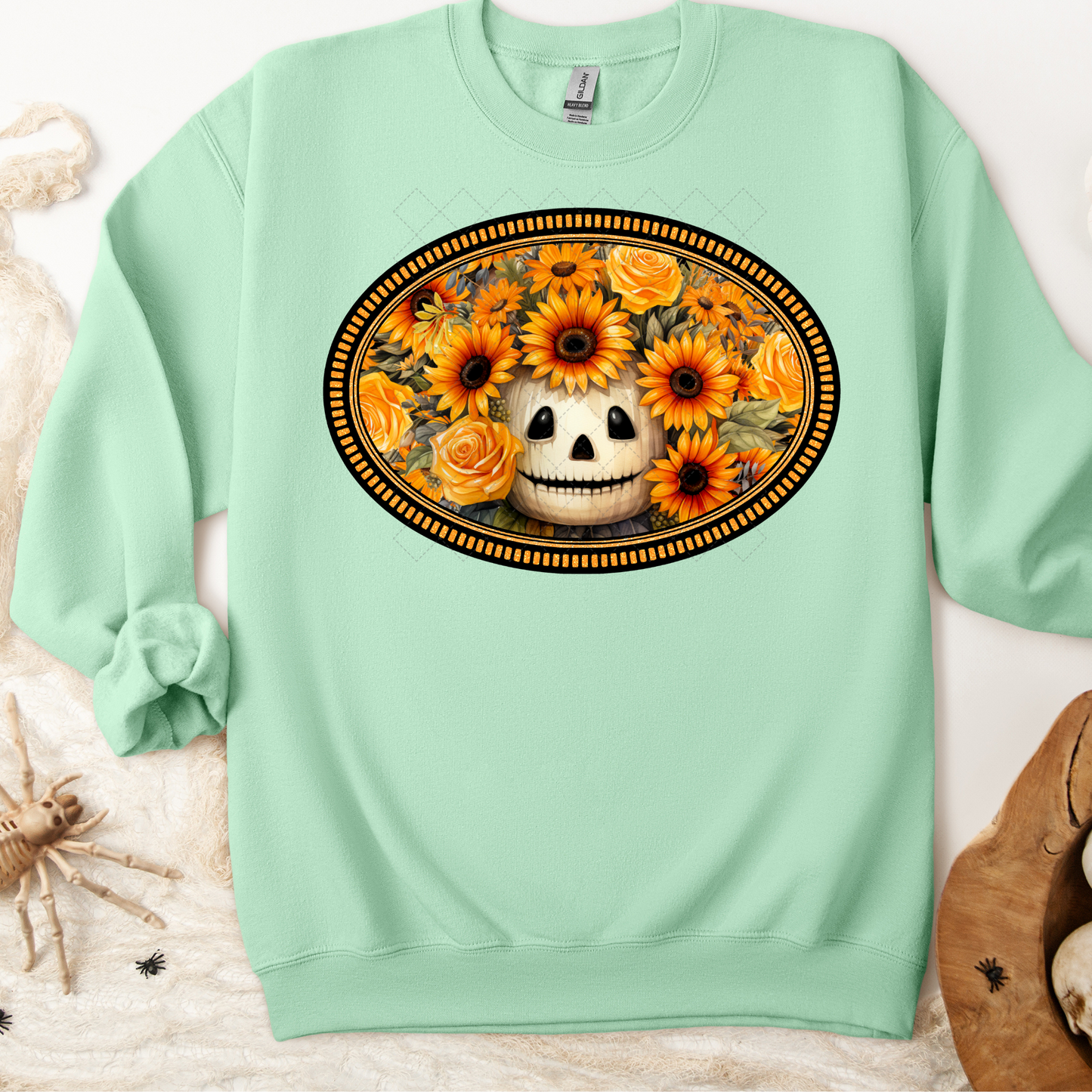 Pumpkin & Sunflowers Transfer