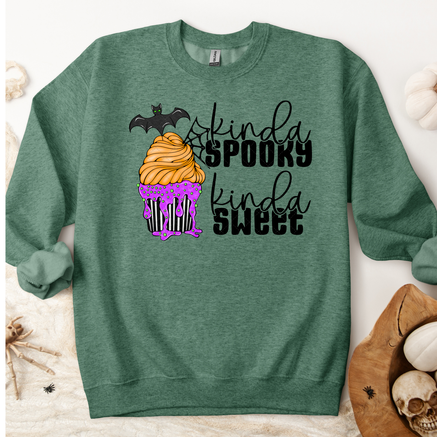 Kinda Spooky Kinda Sweet Cupcake Transfer