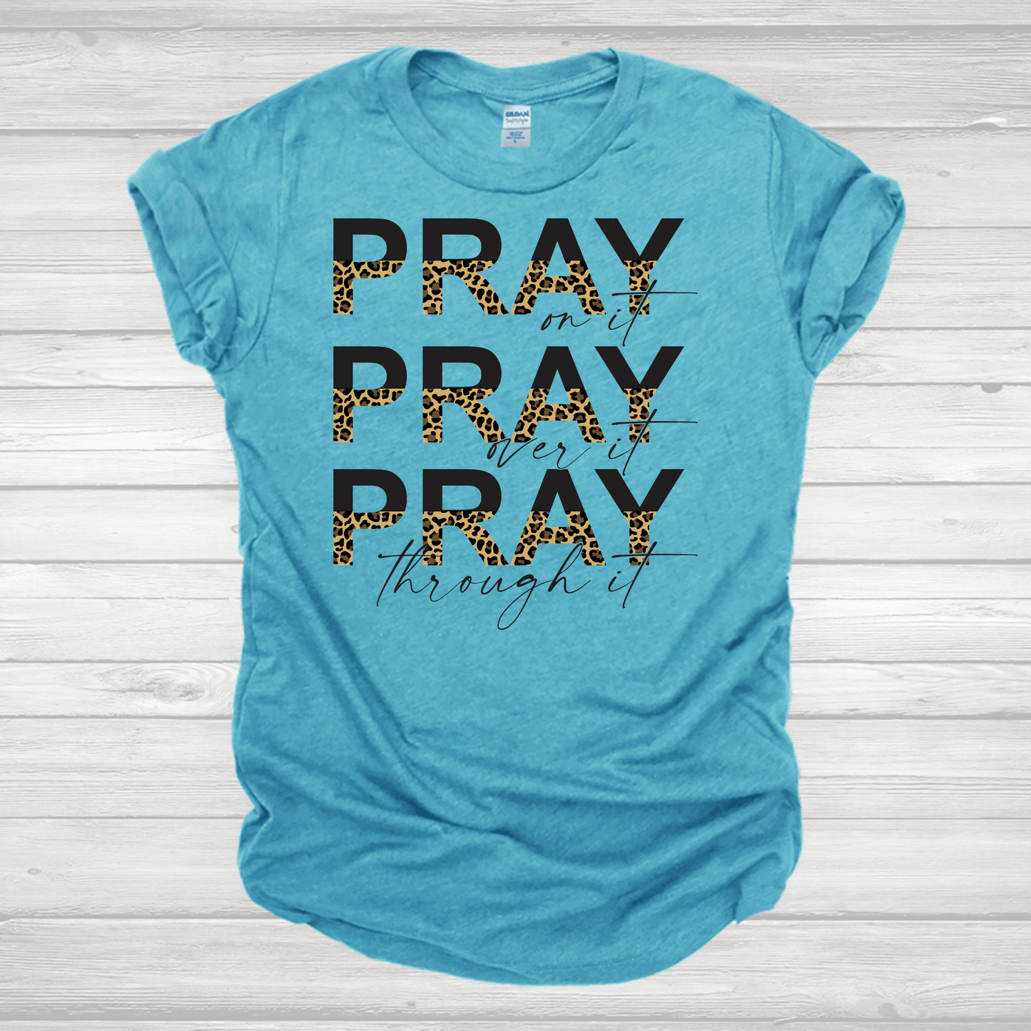 Pray On It Black Cheetah Transfer