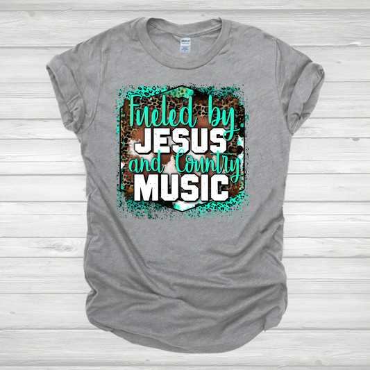 Jesus & Country Music Mint  Transfer